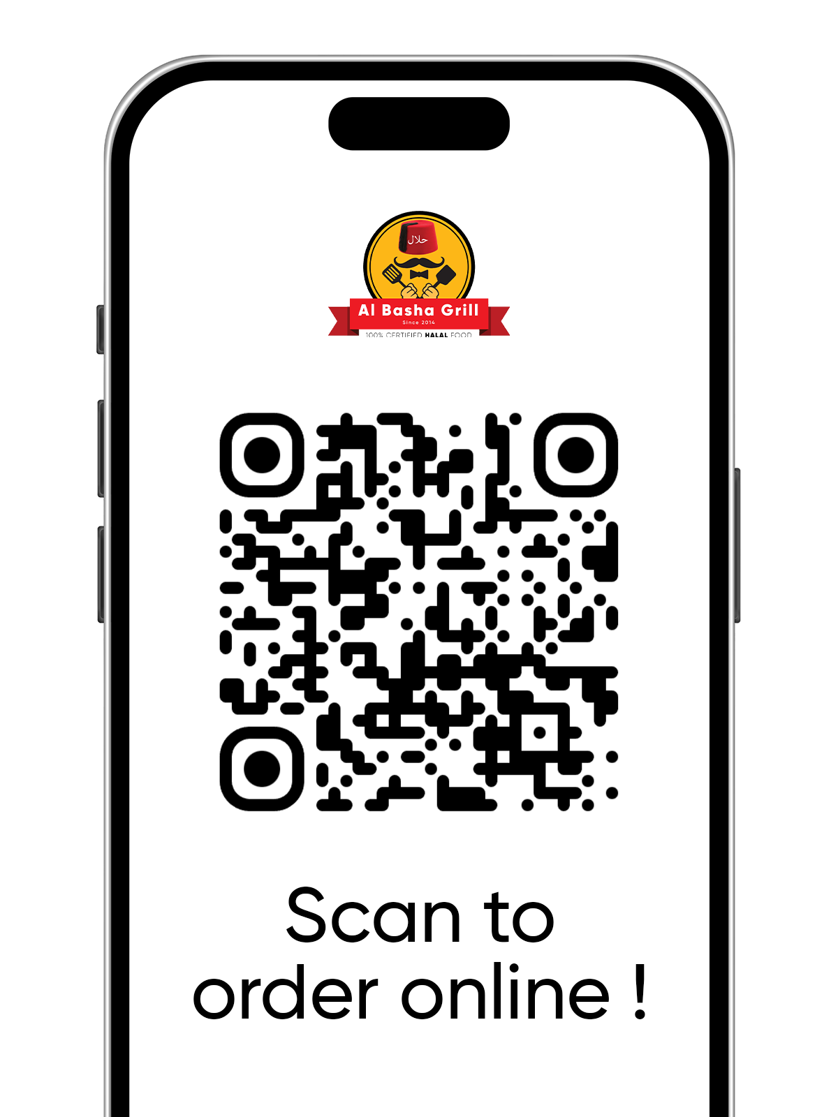 Person using phone to scan food deals